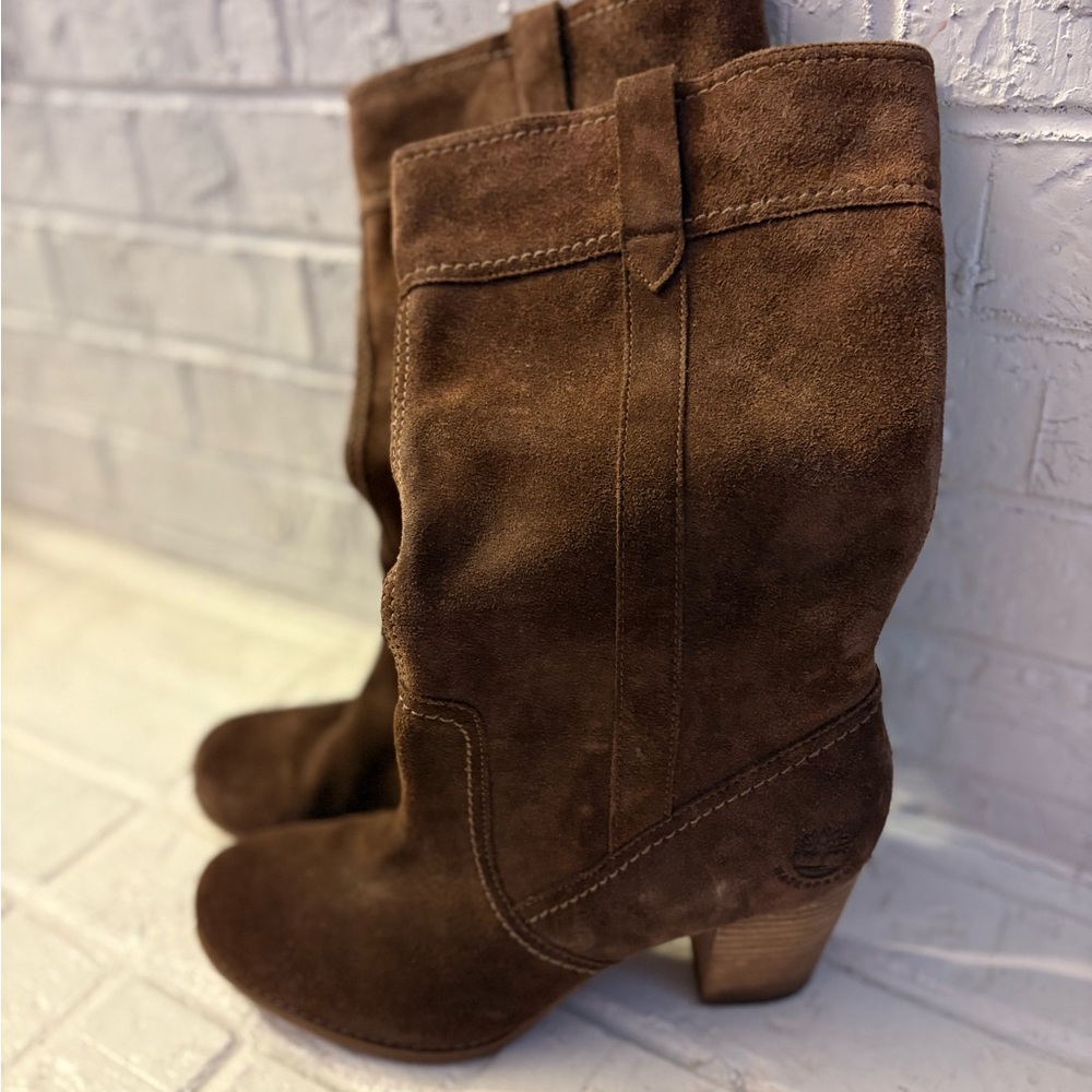 Timberland Chocolate Suede Women's Boots
